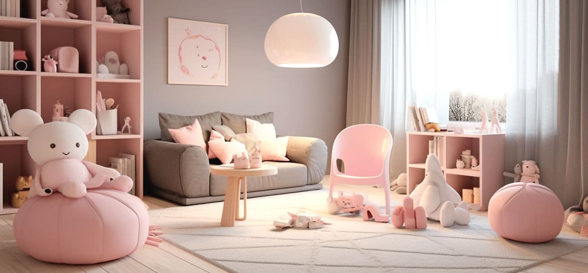 Nowoczesny pokój dziewczynki